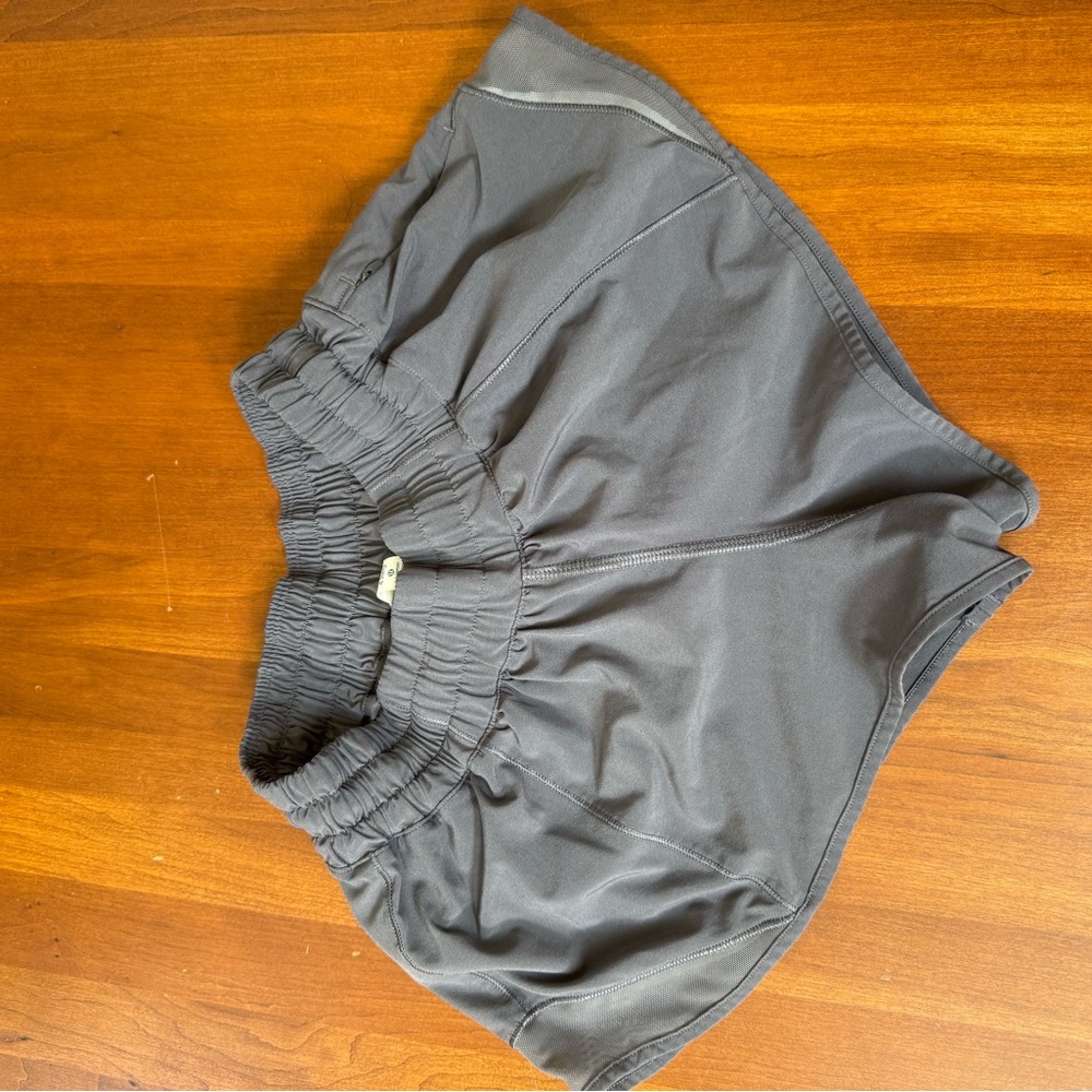 Lululemon Athletica Charcoal Athletic Shorts